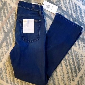 NWT 7 for All Mankind High Waisted Slim Kick Jeans